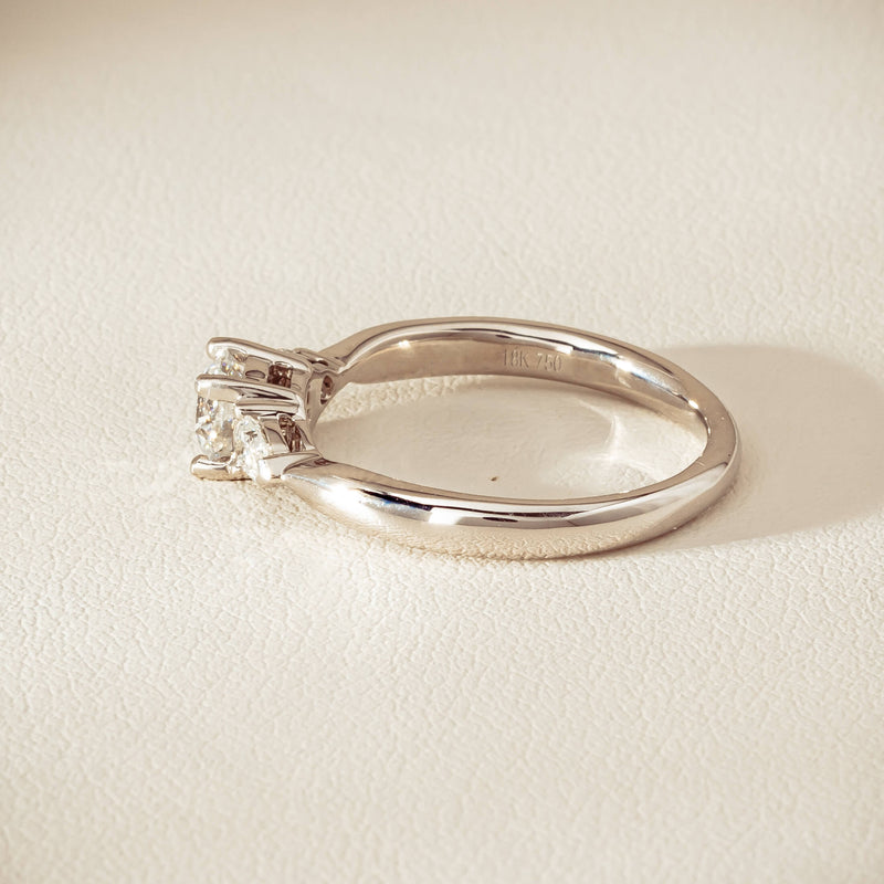 18ct White Gold .50ct Diamond Ayla Ring - Ring - Walker & Hall