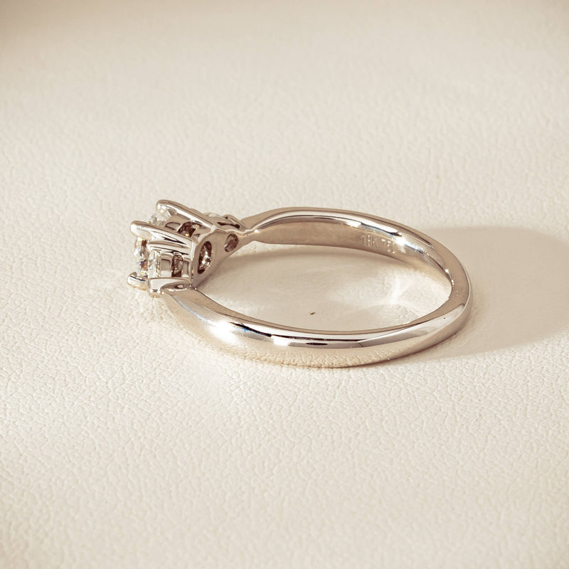 18ct White Gold .50ct Diamond Ayla Ring - Ring - Walker & Hall