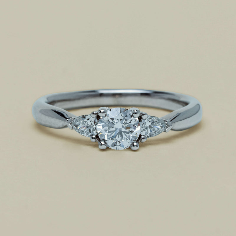 18ct White Gold .50ct Diamond Ayla Ring - Ring - Walker & Hall