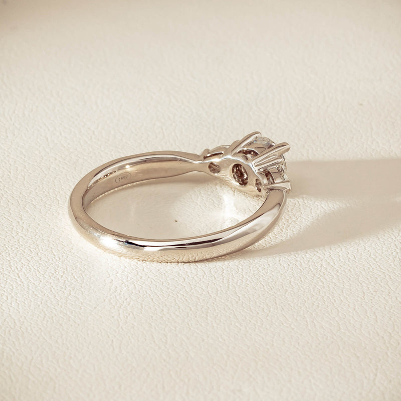 18ct White Gold .50ct Diamond Ayla Ring - Ring - Walker & Hall