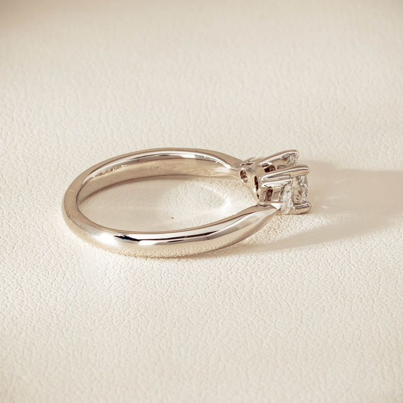 18ct White Gold .50ct Diamond Ayla Ring - Ring - Walker & Hall