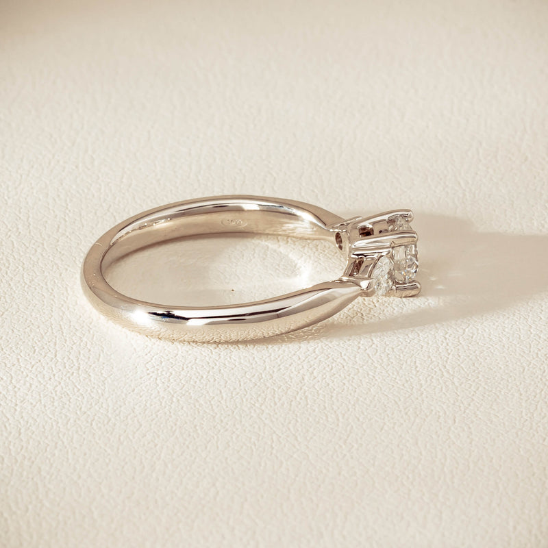 18ct White Gold .50ct Diamond Ayla Ring - Ring - Walker & Hall