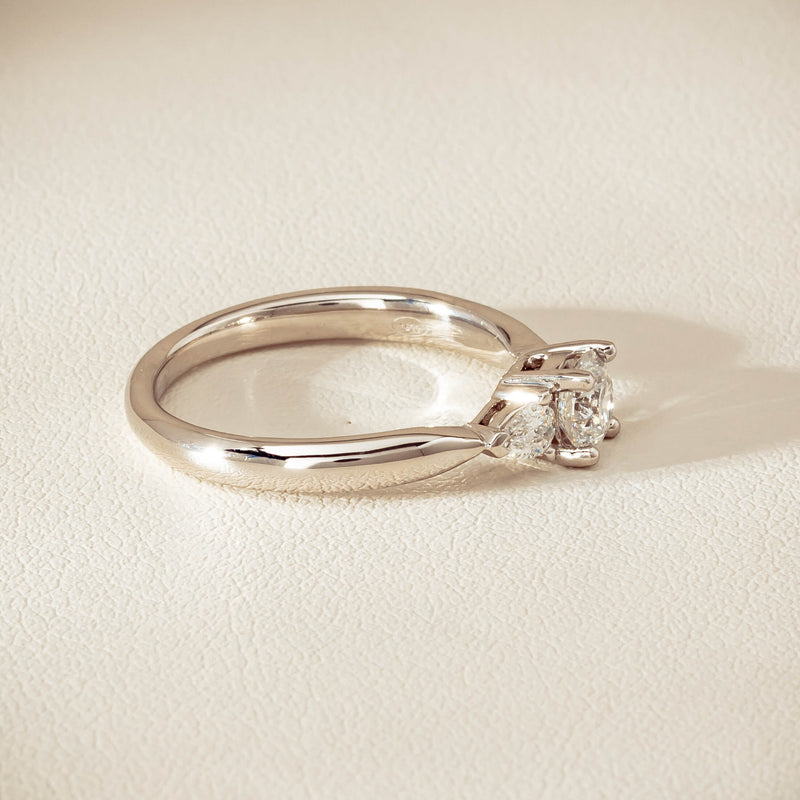 18ct White Gold .50ct Diamond Ayla Ring - Ring - Walker & Hall