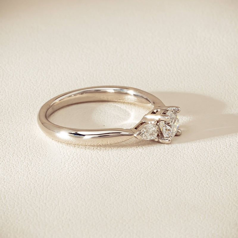 18ct White Gold .50ct Diamond Ayla Ring - Ring - Walker & Hall