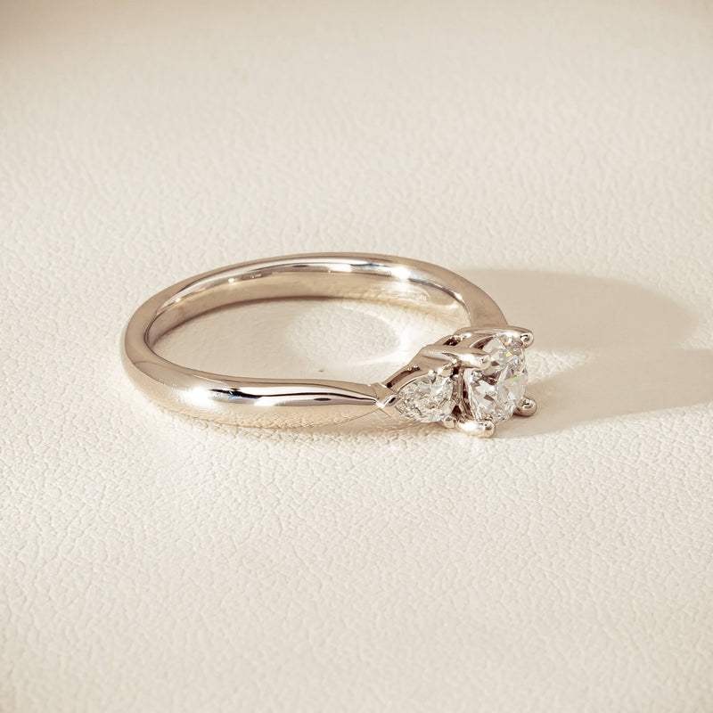 18ct White Gold .50ct Diamond Ayla Ring - Ring - Walker & Hall