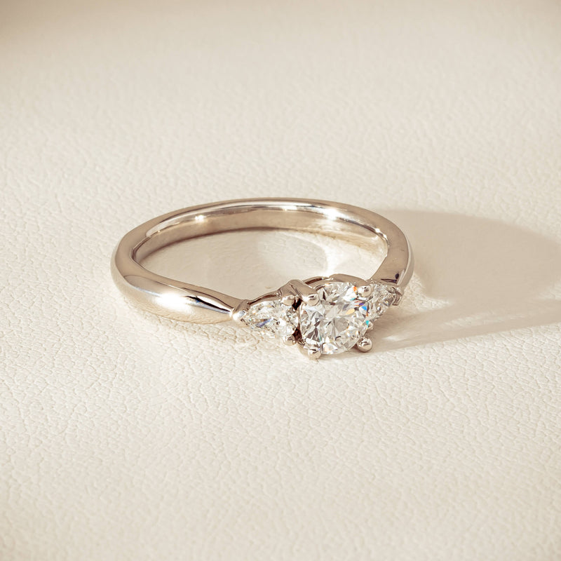 18ct White Gold .50ct Diamond Ayla Ring - Ring - Walker & Hall