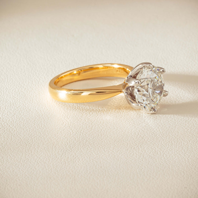 18ct Yellow Gold 4.01ct Diamond Nova Ring - Ring - Walker & Hall