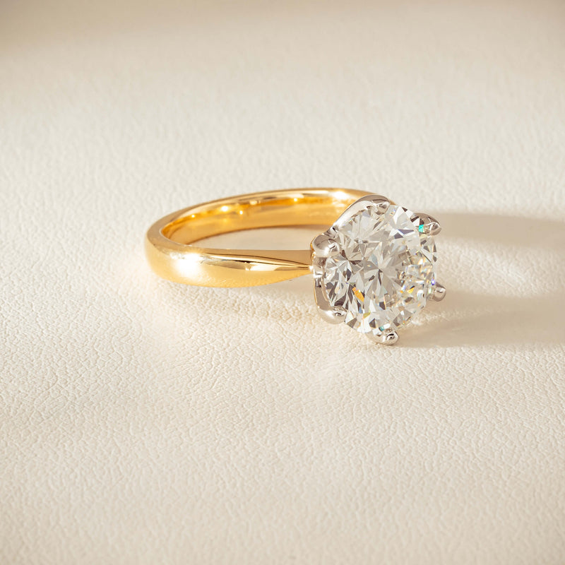 18ct Yellow Gold 4.01ct Diamond Nova Ring - Ring - Walker & Hall