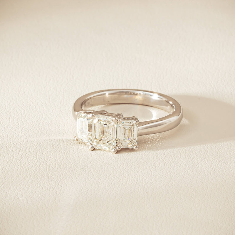 18ct White Gold 2.01ct Diamond Odyssey Ring - Ring - Walker & Hall