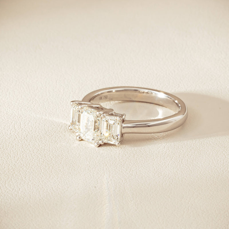 18ct White Gold 2.01ct Diamond Odyssey Ring - Ring - Walker & Hall