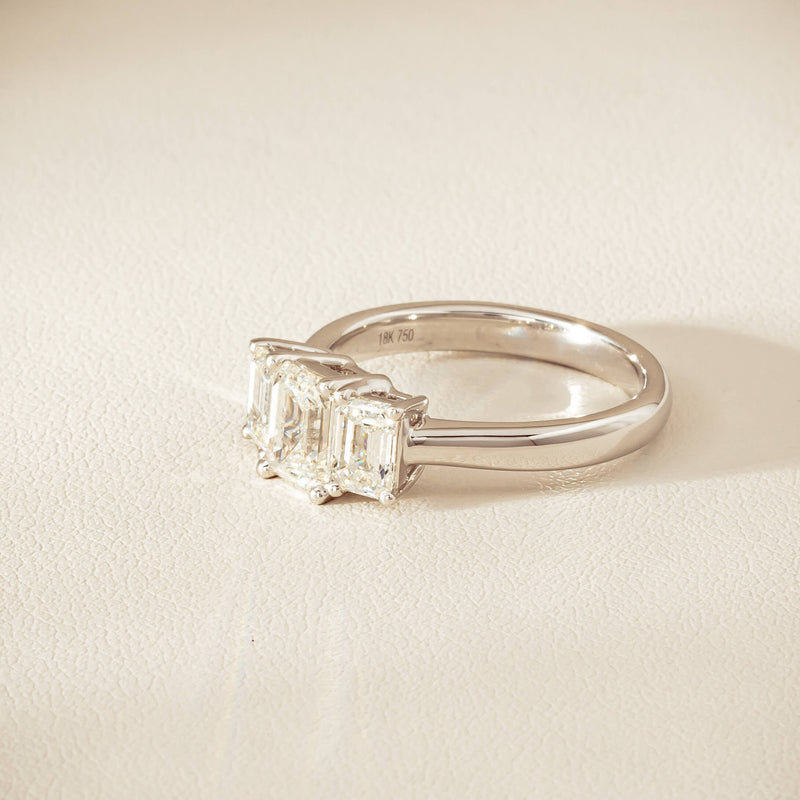 18ct White Gold 2.01ct Diamond Odyssey Ring - Ring - Walker & Hall