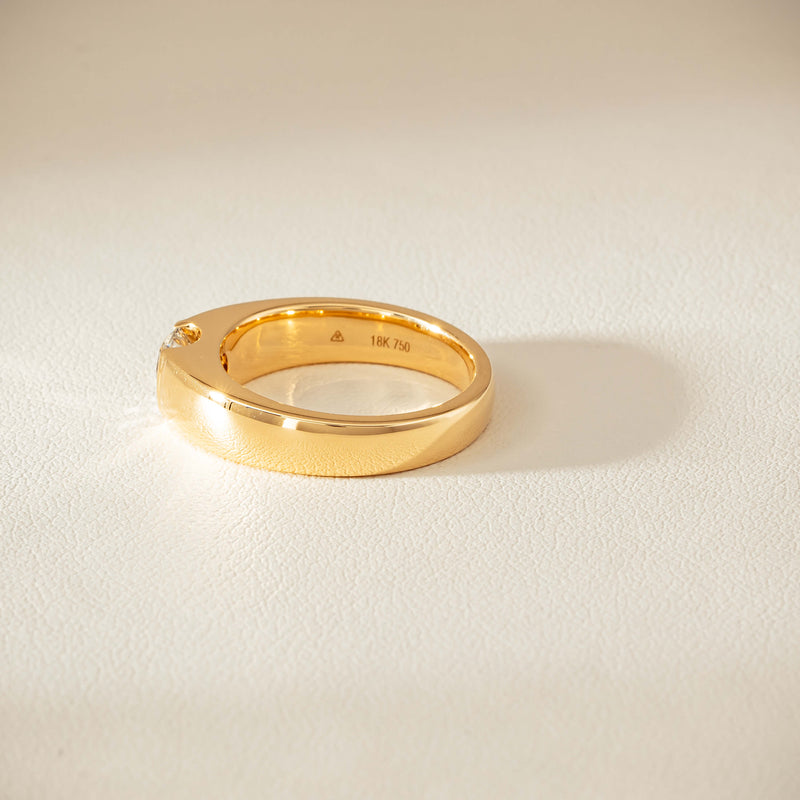 18ct Yellow Gold .68ct Reclaimed Diamond Astrid Ring - Ring - Walker & Hall