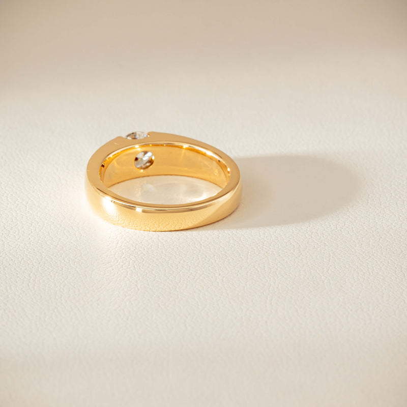 18ct Yellow Gold .68ct Reclaimed Diamond Astrid Ring - Ring - Walker & Hall