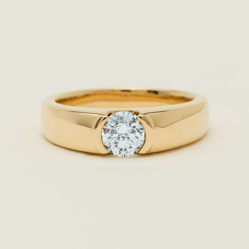 18ct Yellow Gold .68ct Reclaimed Diamond Astrid Ring - Ring - Walker & Hall