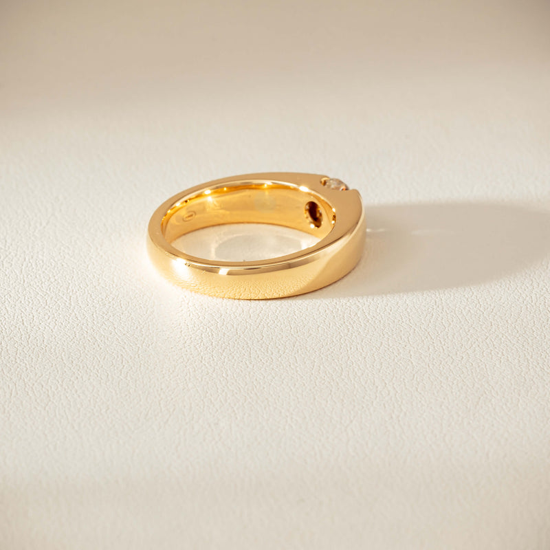 18ct Yellow Gold .68ct Reclaimed Diamond Astrid Ring - Ring - Walker & Hall