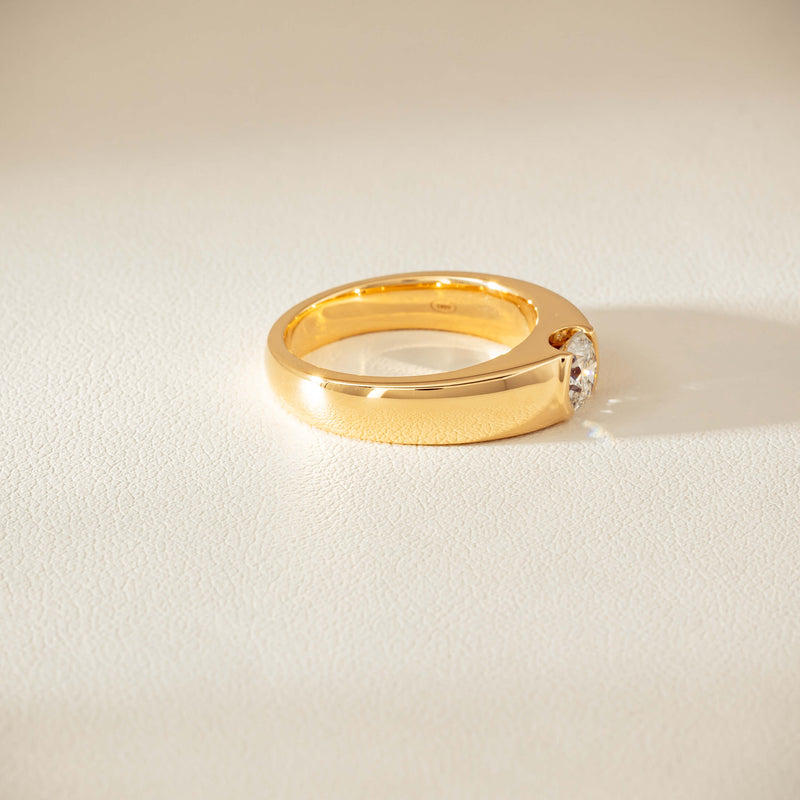 18ct Yellow Gold .68ct Reclaimed Diamond Astrid Ring - Ring - Walker & Hall