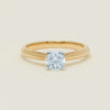 18ct Yellow Gold .70ct D SI2 Diamond Venetian Ring - Ring - Walker & Hall