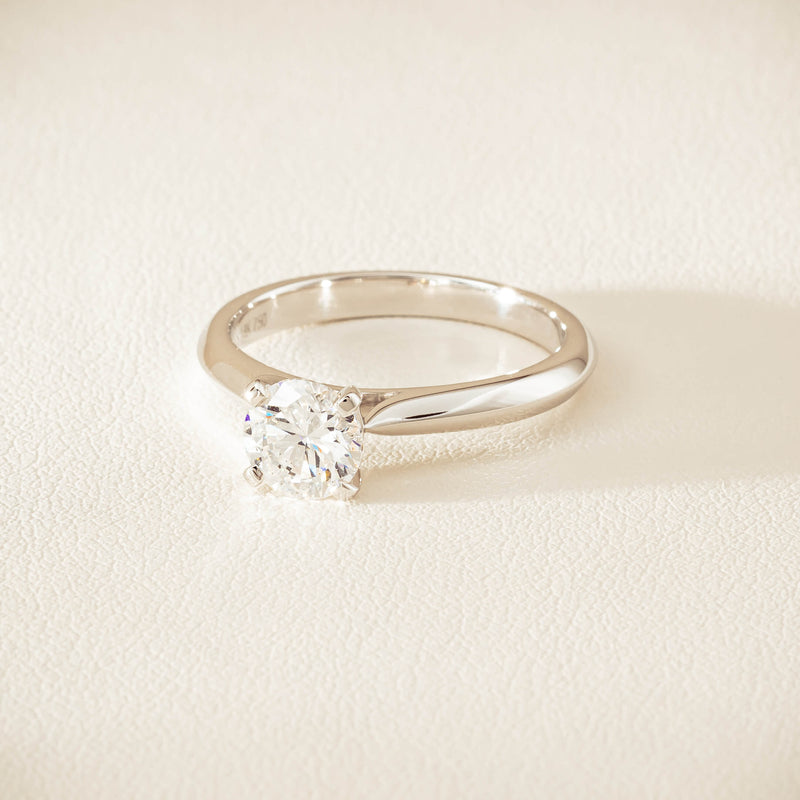 18ct White Gold 1.00ct H SI2 Diamond Venetian Ring - Ring - Walker & Hall