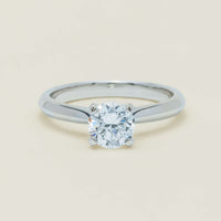 18ct White Gold 1.00ct H SI2 Diamond Venetian Ring - Ring - Walker & Hall