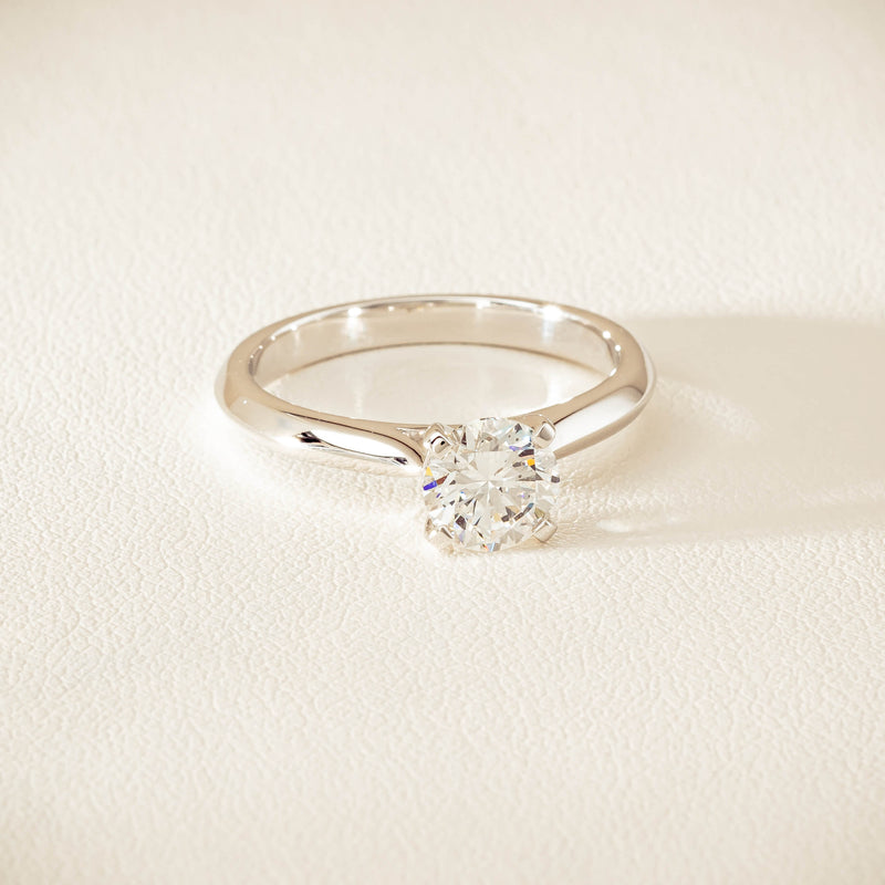 18ct White Gold 1.00ct H SI2 Diamond Venetian Ring - Ring - Walker & Hall