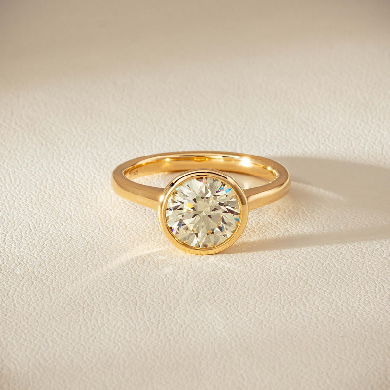 18ct Yellow Gold 2.14ct Reclaimed Diamond Natalia Ring - Ring - Walker & Hall