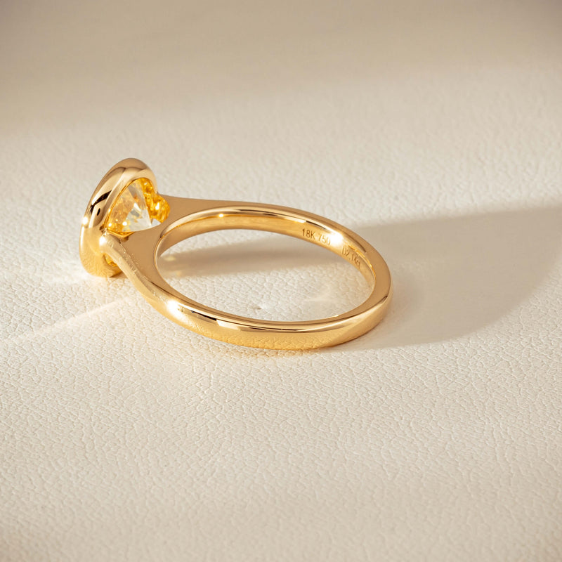 18ct Yellow Gold 2.14ct Reclaimed Diamond Natalia Ring - Ring - Walker & Hall