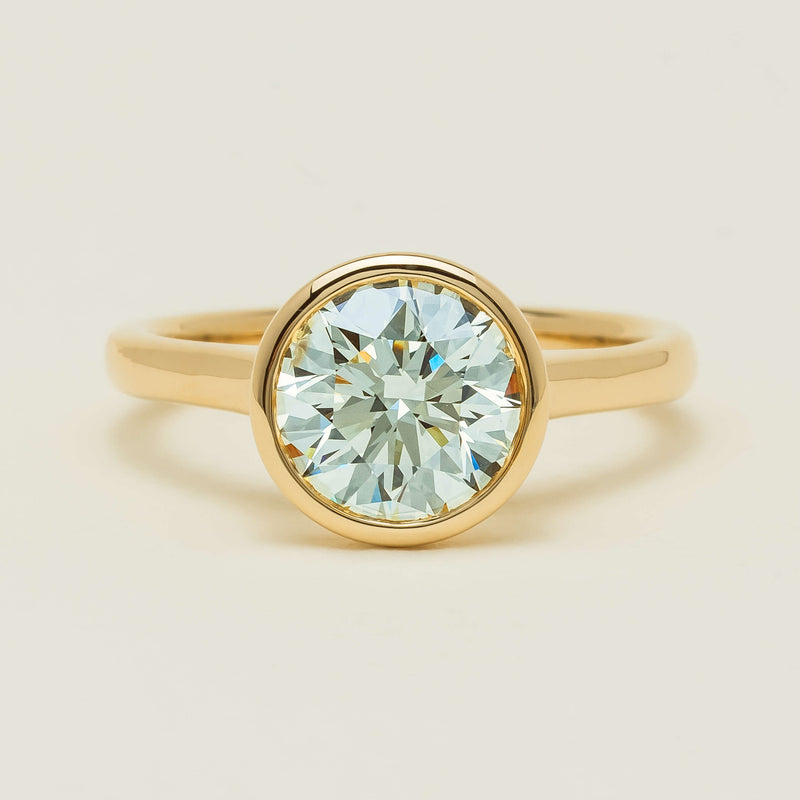 18ct Yellow Gold 2.14ct Reclaimed Diamond Natalia Ring - Ring - Walker & Hall