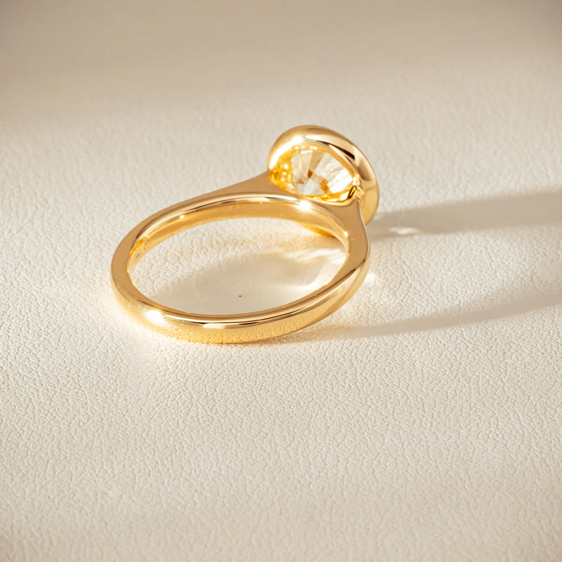 18ct Yellow Gold 2.14ct Reclaimed Diamond Natalia Ring - Ring - Walker & Hall