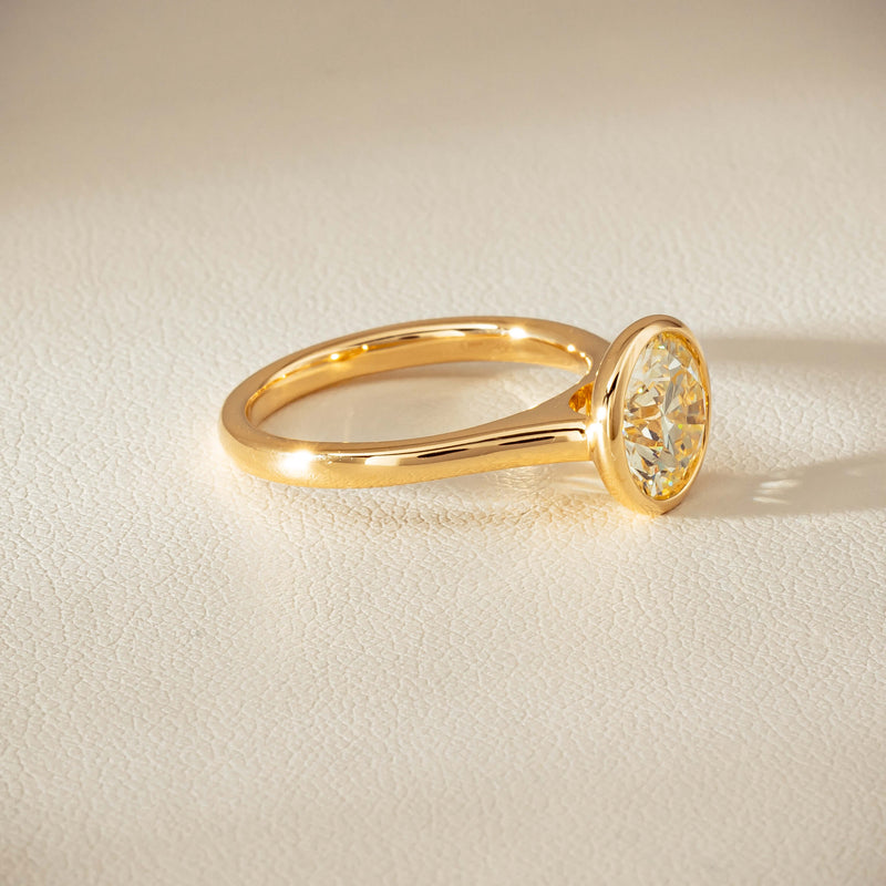 18ct Yellow Gold 2.14ct Reclaimed Diamond Natalia Ring - Ring - Walker & Hall