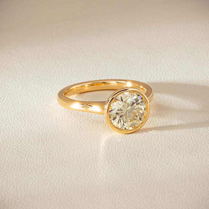 18ct Yellow Gold 2.14ct Reclaimed Diamond Natalia Ring - Ring - Walker & Hall