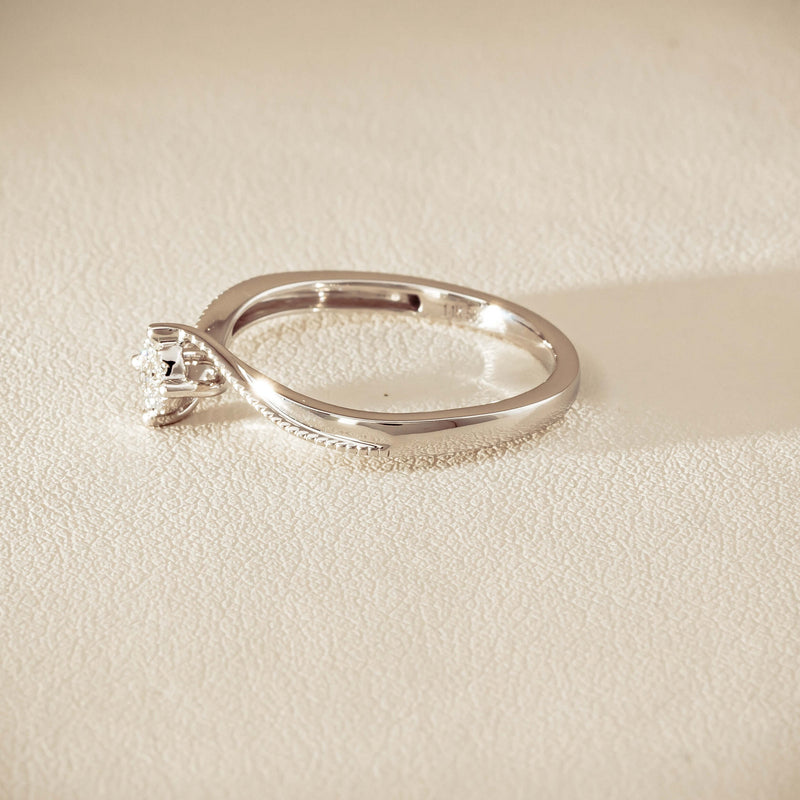 14ct White Gold Diamond Tango Ring - Ring - Walker & Hall