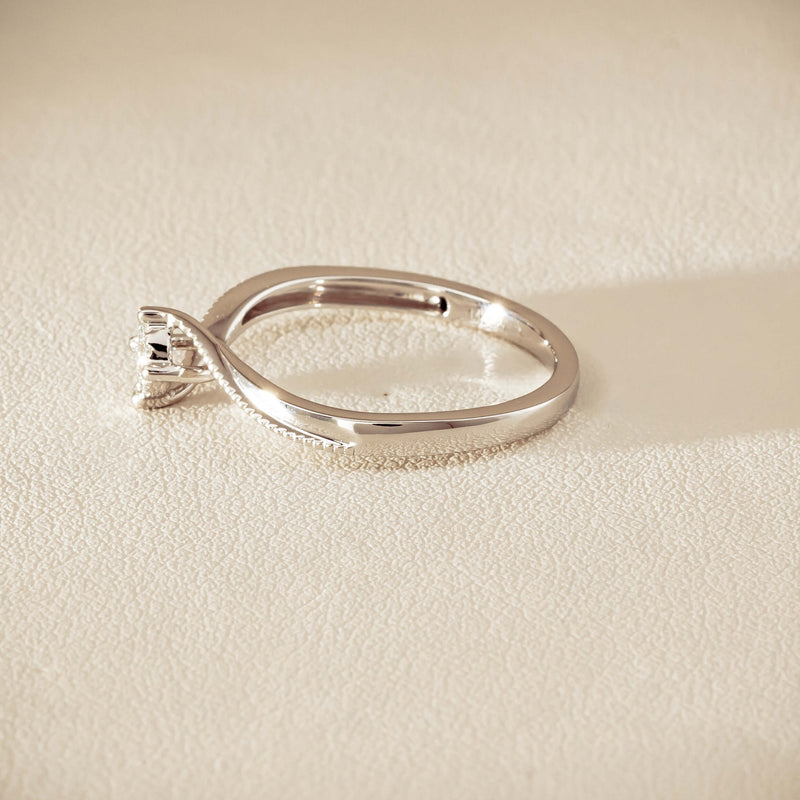 14ct White Gold Diamond Tango Ring - Ring - Walker & Hall
