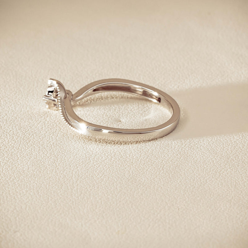 14ct White Gold Diamond Tango Ring - Ring - Walker & Hall