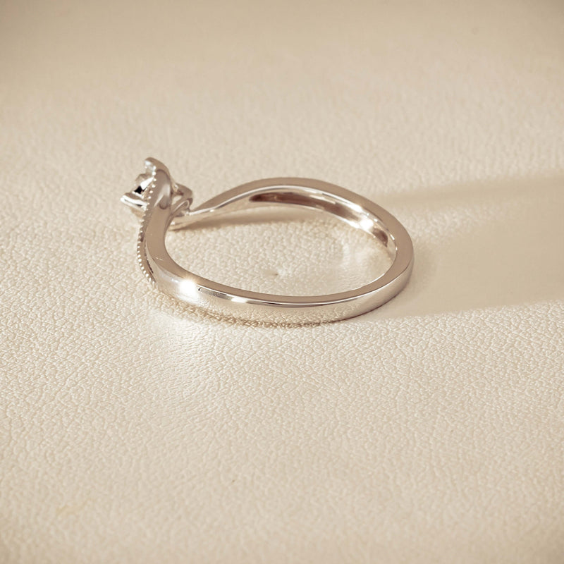 14ct White Gold Diamond Tango Ring - Ring - Walker & Hall
