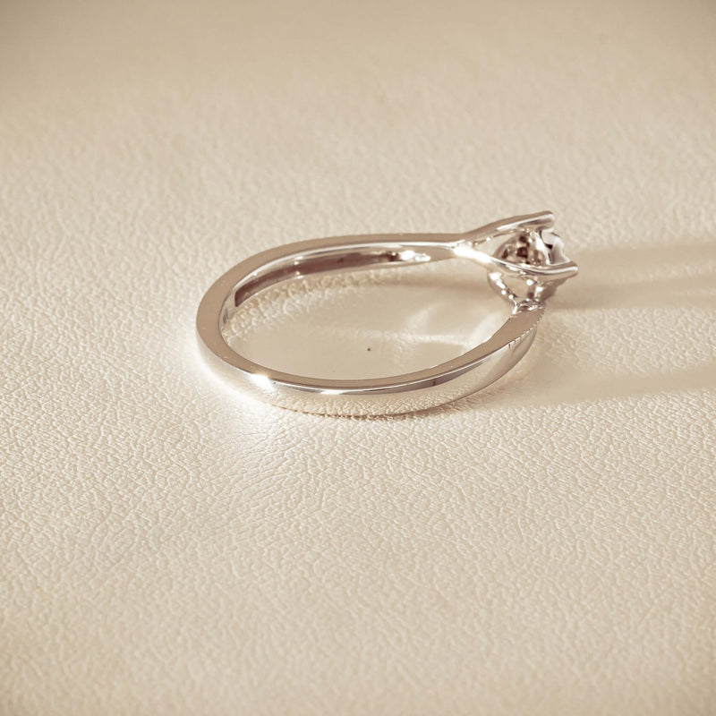 14ct White Gold Diamond Tango Ring - Ring - Walker & Hall