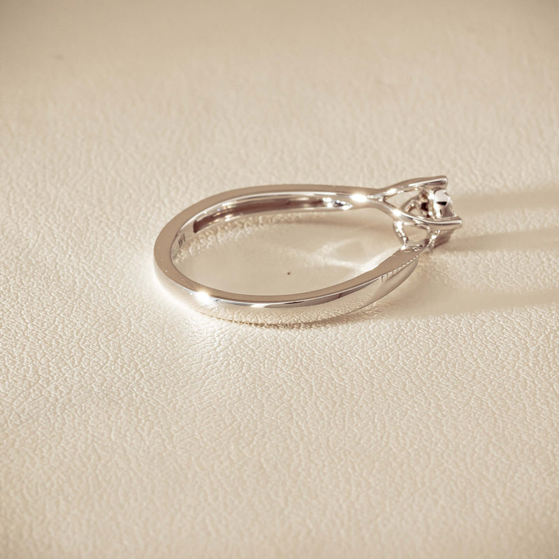 14ct White Gold Diamond Tango Ring - Ring - Walker & Hall