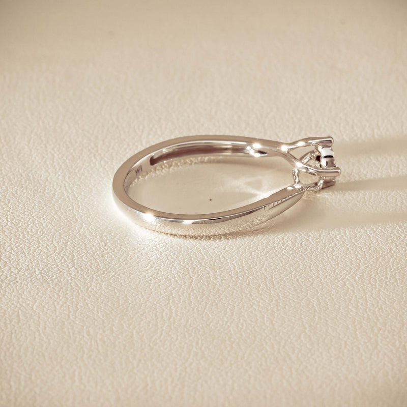 14ct White Gold Diamond Tango Ring - Ring - Walker & Hall