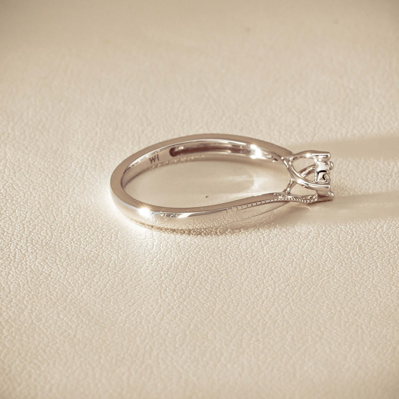 14ct White Gold Diamond Tango Ring - Ring - Walker & Hall