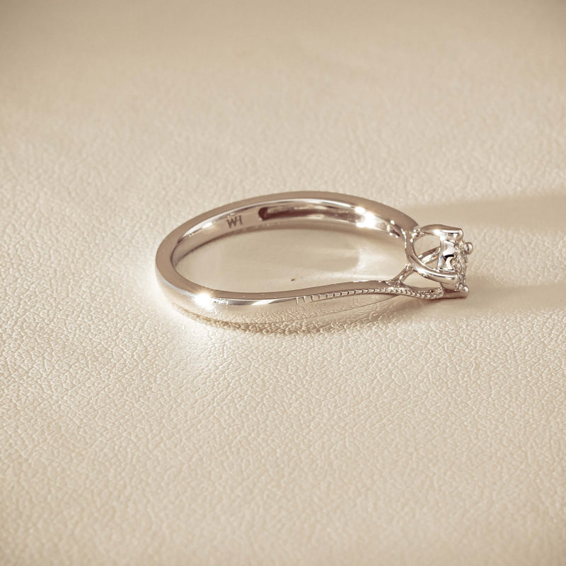 14ct White Gold Diamond Tango Ring - Ring - Walker & Hall