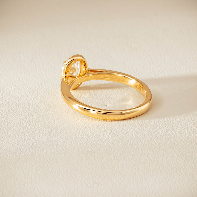 18ct Yellow Gold .71ct Oval Cut Diamond Nina Ring - Ring - Walker & Hall