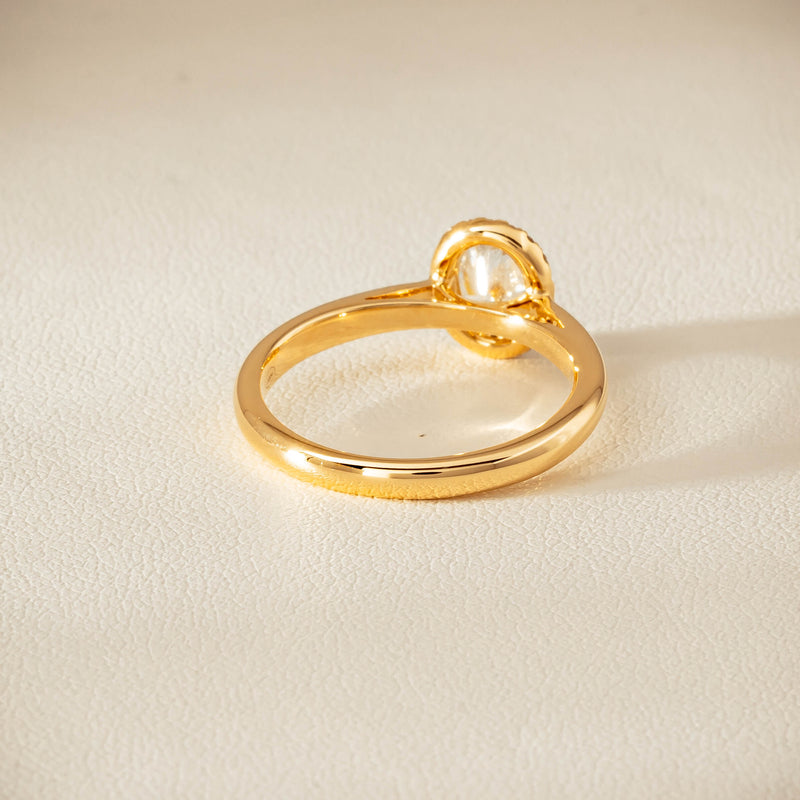 18ct Yellow Gold .71ct Oval Cut Diamond Nina Ring - Ring - Walker & Hall