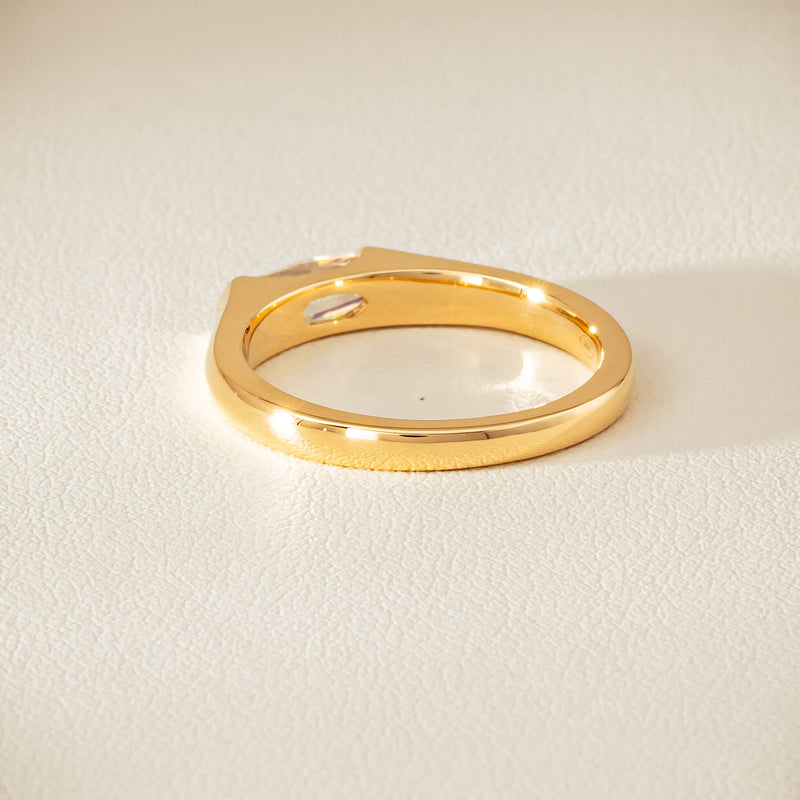 18ct Yellow Gold .52ct Modified Oval Diamond Astrid Ring - Ring - Walker & Hall