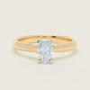 18ct Yellow Gold .81ct Oval Cut Diamond Venetian Ring - Ring - Walker & Hall