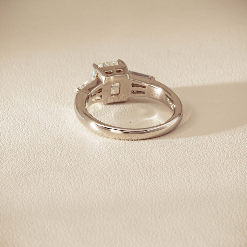 Deja Vu Platinum 1.60ct Radiant-Cut Diamond Ring - Ring - Walker & Hall