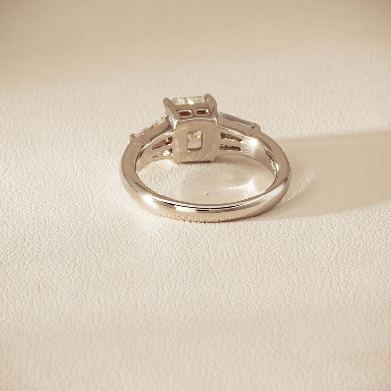 Deja Vu Platinum 1.60ct Radiant-Cut Diamond Ring - Ring - Walker & Hall