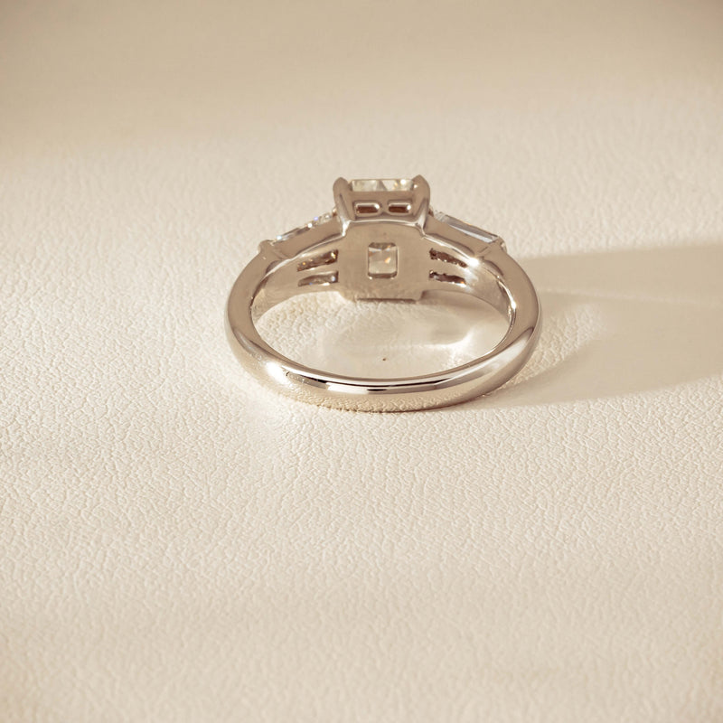 Deja Vu Platinum 1.60ct Radiant-Cut Diamond Ring - Ring - Walker & Hall