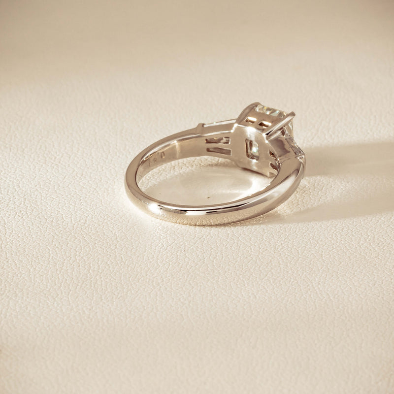 Deja Vu Platinum 1.60ct Radiant-Cut Diamond Ring - Ring - Walker & Hall