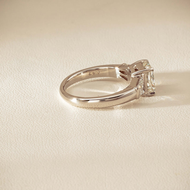 Deja Vu Platinum 1.60ct Radiant-Cut Diamond Ring - Ring - Walker & Hall