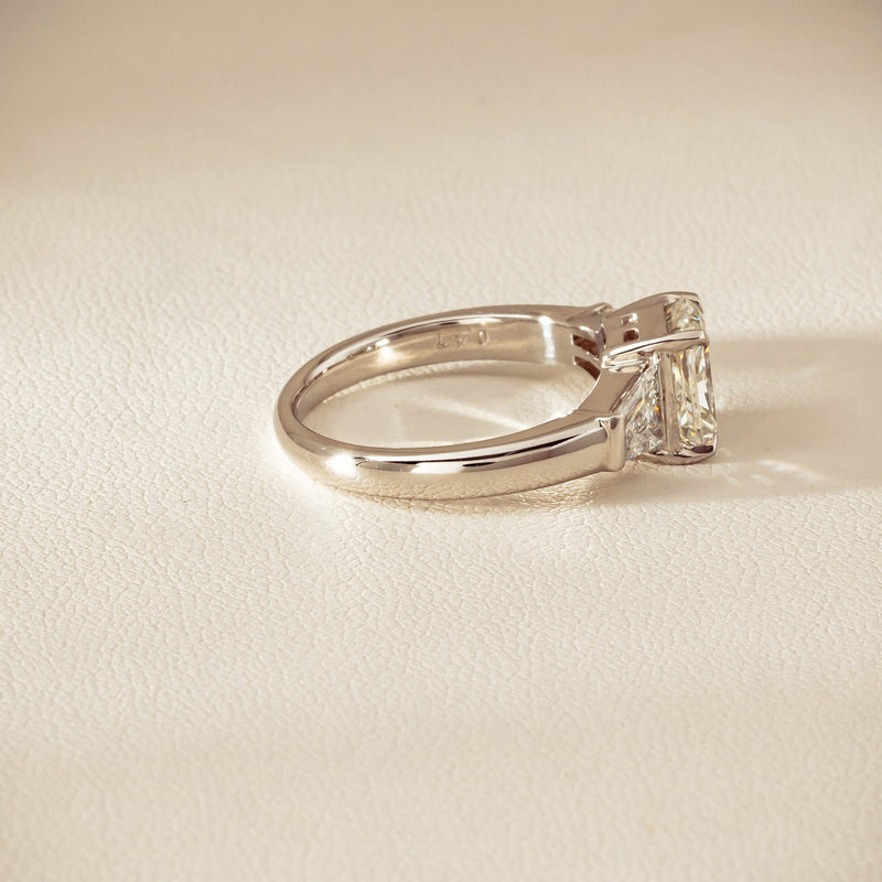 Deja Vu Platinum 1.60ct Radiant-Cut Diamond Ring - Ring - Walker & Hall