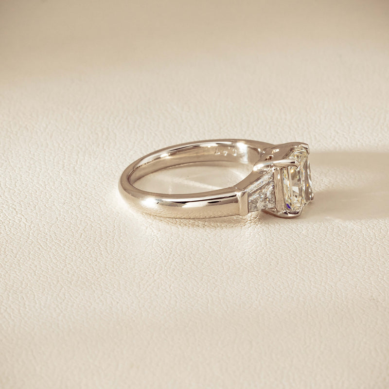 Deja Vu Platinum 1.60ct Radiant-Cut Diamond Ring - Ring - Walker & Hall